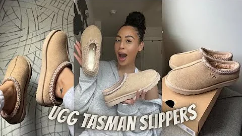 I GOT THE MOST VIRTAL UGGS SO YOU DON'T HAVE TO... UGG TASMAN SLIPPERS REVIEW