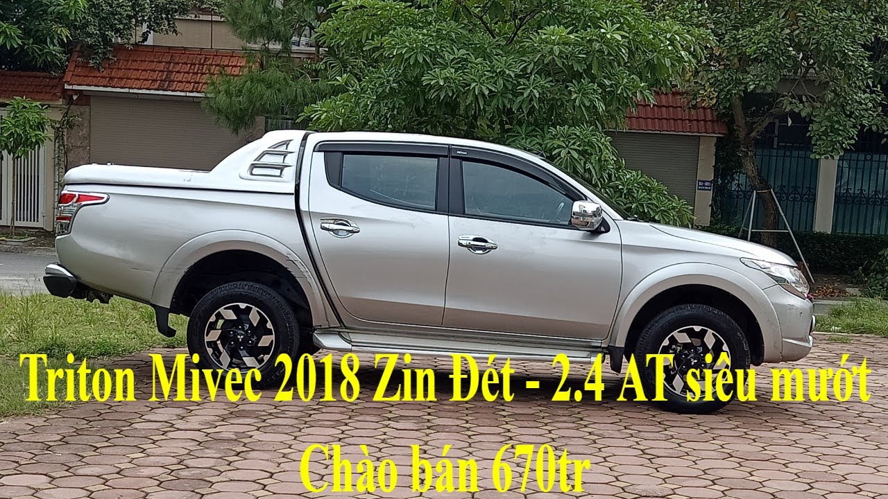 Xe Bán Tải Mitsubishi Triton Cũ P2 Giá xe bán tải Mitsubishi Triton 2017 Mivec at 2.4 2 cầu số tự động