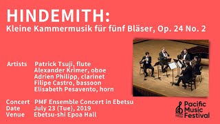PMF 2019][Slide Show] Hindemith: Kleine Kammermusik für fünf