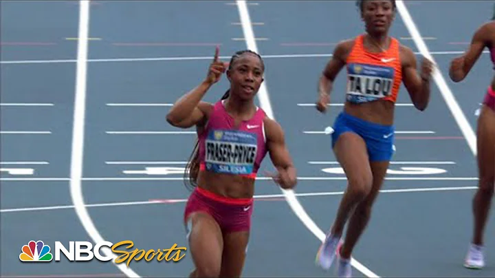 Shelly-Ann Fraser-Pryce runs WORLD'S BEST 100m this year of 10.66; 2022 Diamond League Silesia