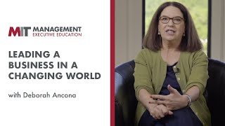 Leading a Business in a Changing World | MIT Sloan