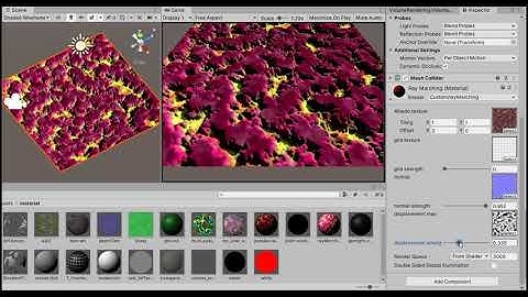 parallax  effect with reverse ray marching self_exclusion shadow
