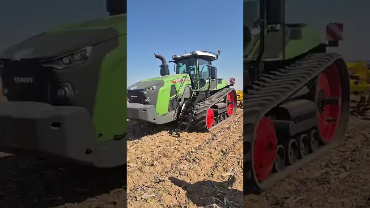Wil jy sien hoe Fendt met implemente in die grond speel?
