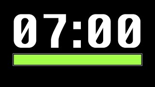 7 Minute Timer [ Progress Bar ] - 4K 60 FPS