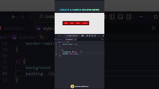 Simple Header Menu using pure CSS | How to Create A Navigation Bar using HTML and CSS | CodeMinds