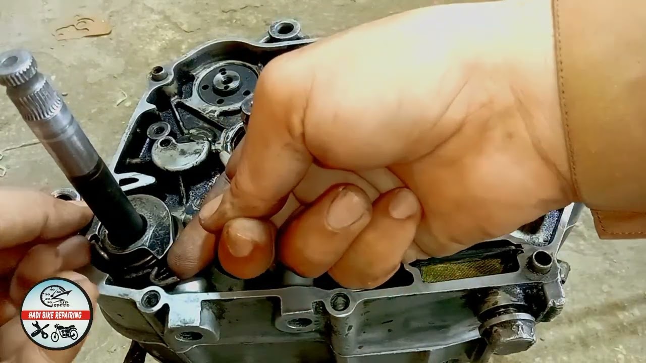 How to fit kick spring, rechara and fix kick shaft and rechar mark.||Hadi bike repairing center