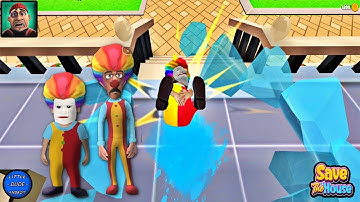 Save The House New  Update Clown Skins Android Playthrough By Littledude