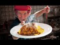 Japanese master chef makes the perfect omelet rice