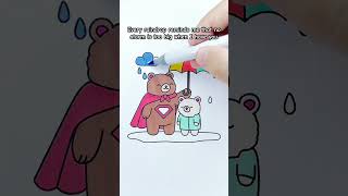 Every raindrop reminds me that no storm is too big when I have you #art #coloring #coloringbook