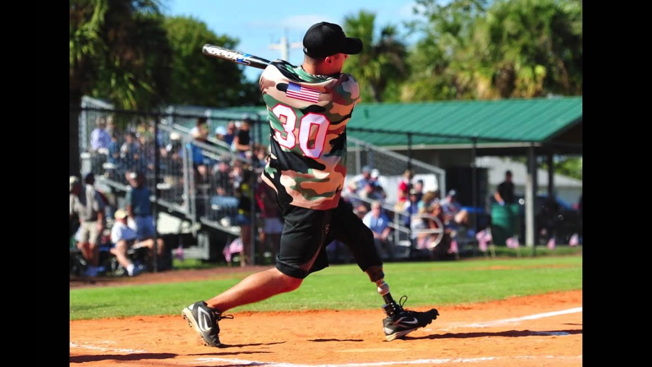 T-shirt Wounded Warrior Amputee Softball - Camo - Taille S