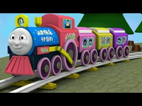 Train cartoon for kids chuk chuk chale train gadi toy with kids #toy