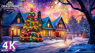 24/7 Christmas Ambience, Christmas Instrumental Relaxing Music (4K Video Live)