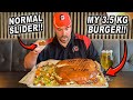 8lb Icelandic Monster Viking Fried Chicken Burger Challenge In Reykjavik Costs 150 If You Fail