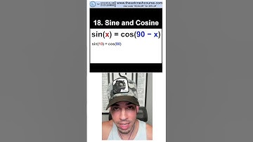 Formula 18 - Sine and Cosine