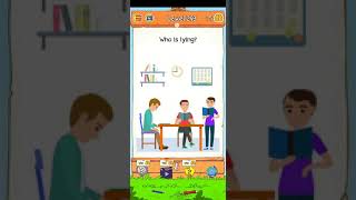 Braindom 2 Riddles level 293 Who is lying Walkthrough solution / braindom 2 level 293