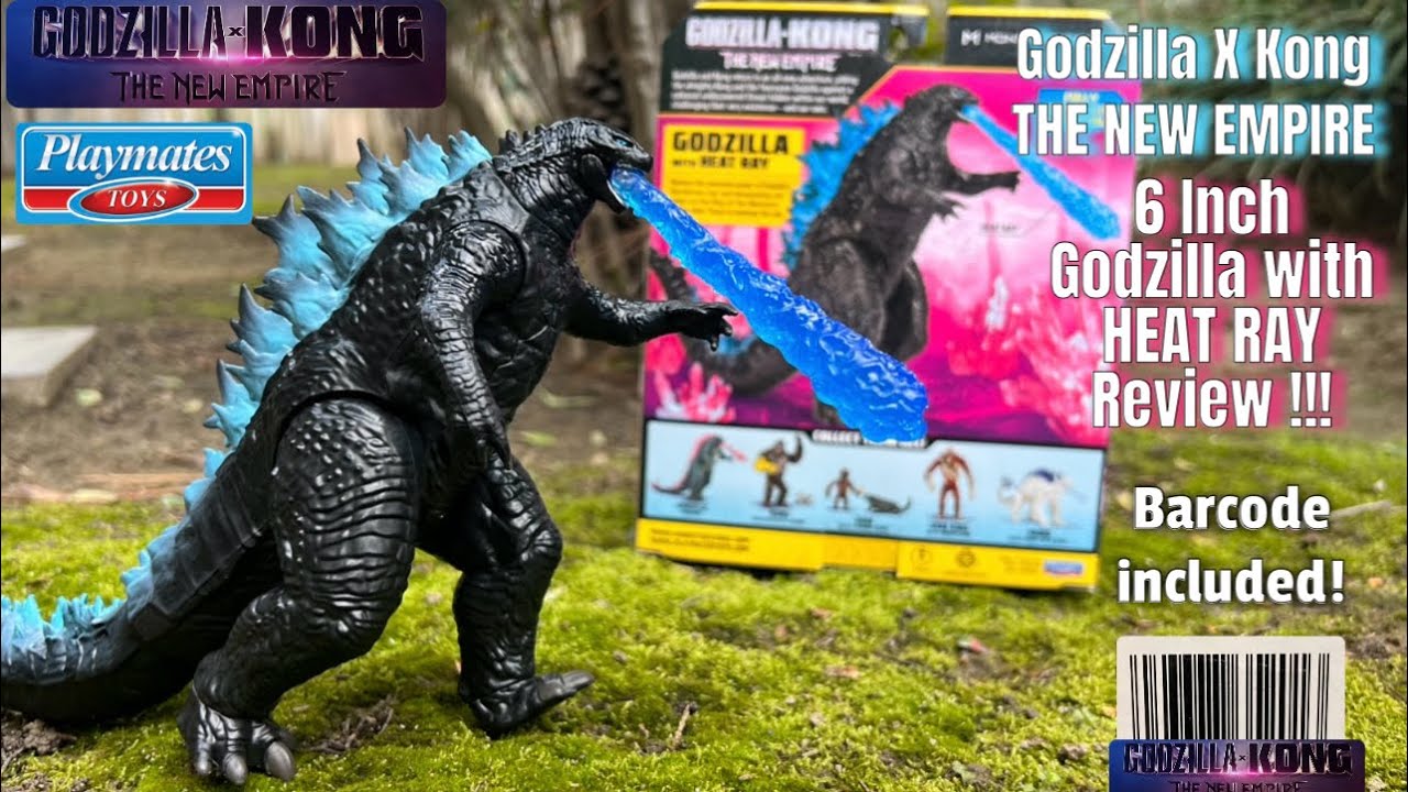 Godzilla X Kong THE NEW EMPIRE 6 Inch Godzilla with HEAT RAY 