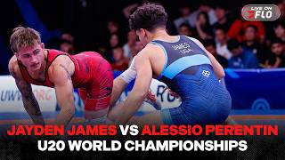 High school teammates Jayden James and Alessio Perentin met at the U20 World Championships!