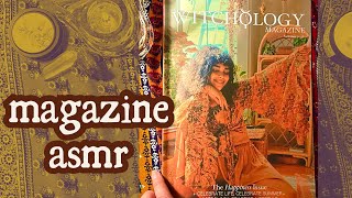ASMR 🌞 Witchy Magazine Flip Through🌛 (soft-spoken, page squeezing, reading) screenshot 4