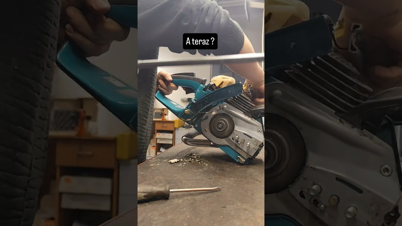 Kolejny dramat w dwóch Aktach ciekawe czy zgadniecie  #serwispilarek #diy #naprawapilarki #makita