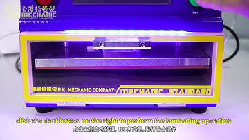 mechanic 4in1 machine set laminating and debubble