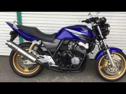 CB400SF ダブルアールズサイレンサー エンジン音 - YouTube