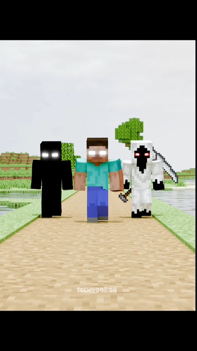 Minecraft Herobrine VS Roblox Herobrine Team 💀 | Minecraft Animation