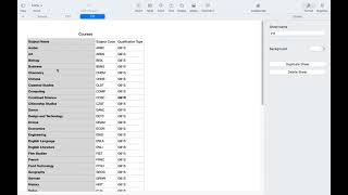 Profectus Grade: How to use Numbers Templates provided for creating your own Data Files