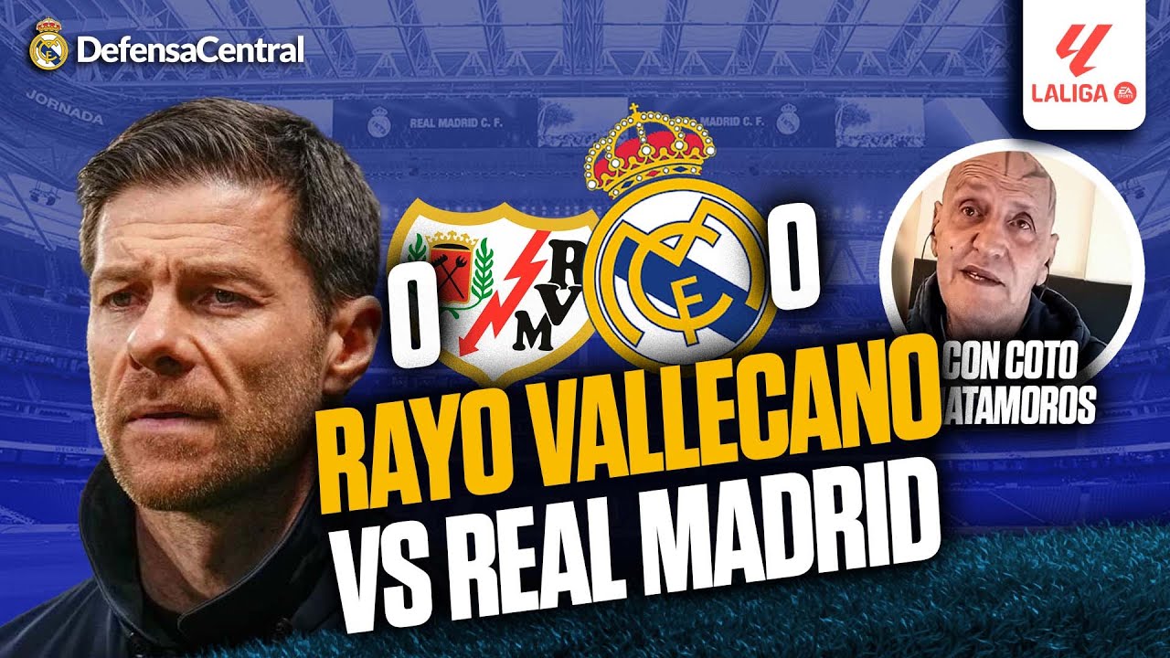 ⚽ RAYO VALLECANO 0-0 REAL MADRID 🔥 EL MADRID NO PUEDE CON EL RAYO... I ...