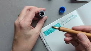 Swatching Inks from Anita  Birmingham, Diamine,J Herbin, Dominant Industry @HandmadebyLorelei