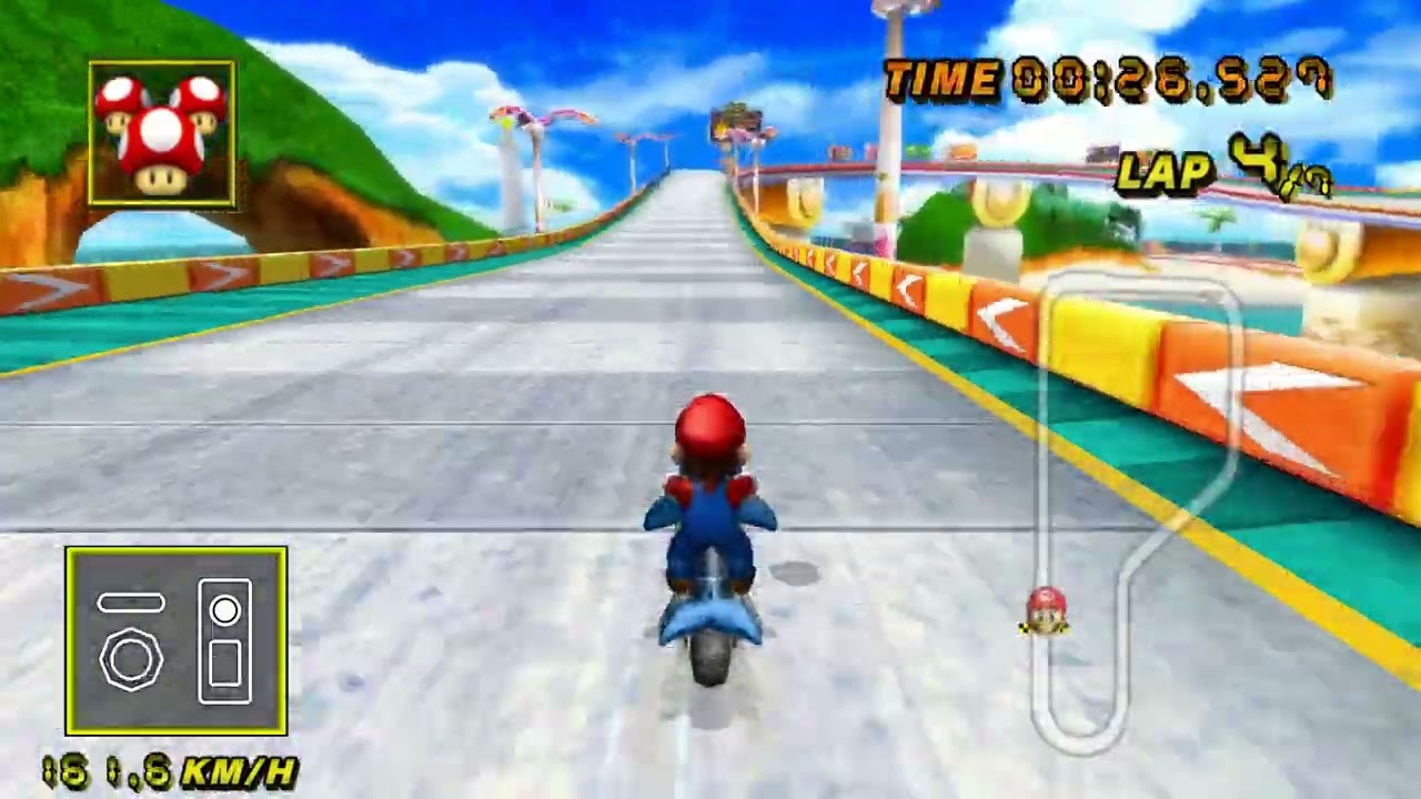 【Luminous Staff Ghost】GP Mario Beach - 