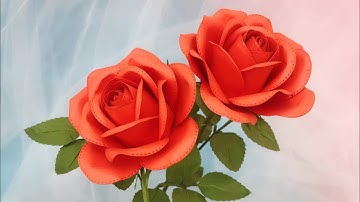 ABC TV | How To Make Rose Paper Flower #2 - Craft Tutorial