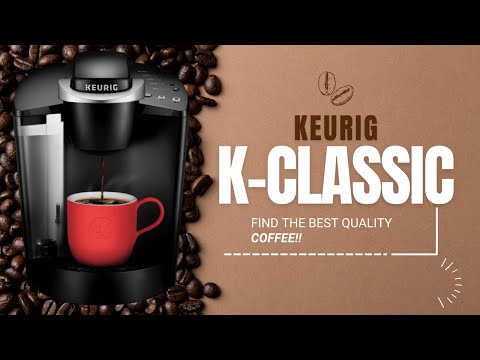 Keurig K-Classic Coffee Maker K-Cup Pod, Single Serve, Programmable, 6 to  10 oz. Brew Sizes, Black