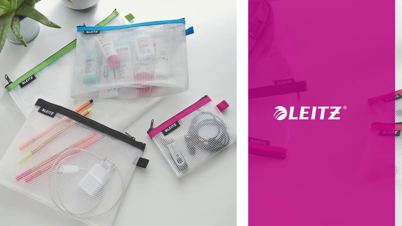 Leitz WOW Water Resistant Travel Pouches