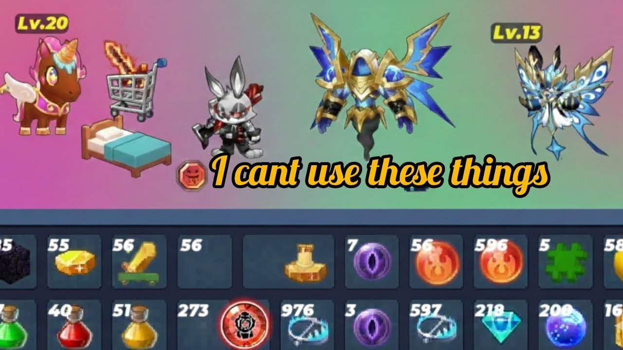 Bmgo bedwars but icant use shop,mvp backpack and runes!!!