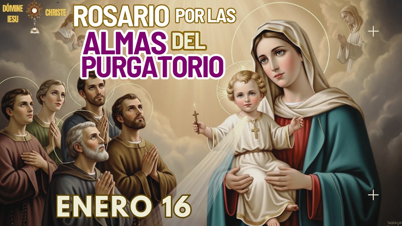 ⚠️ ¡PODEROSO! Rosario por las ALMAS del PURGATORIO: Libera y Recibe Gracias 🙏✨