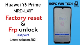 Huawei y6 prime 2019 factory reset | huawei y6 prime 2019 test point frp