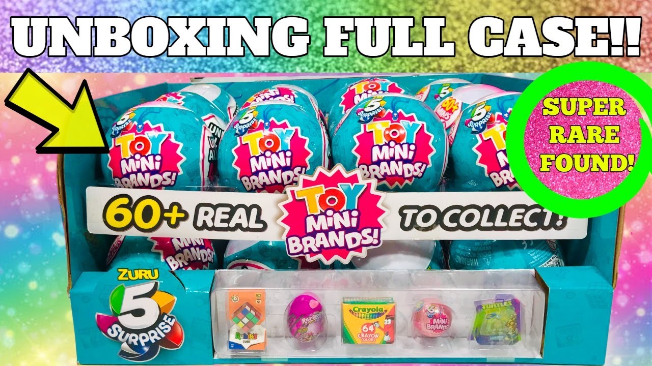 Unbox and Collect Mini Brands! Series 2 Mystery Pack with 5 Real Surprises