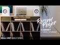 Record Player Cabinet with Vinyl Storage - Wall Unit DIY Build Series