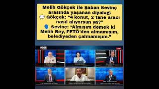 Melih Gökçek ile gazeteci Şaban Sevinç arasındaki tartışma