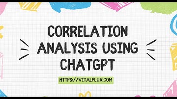 Correlation analysis using ChatGPT in Python Programming | #machinelearning #statistics