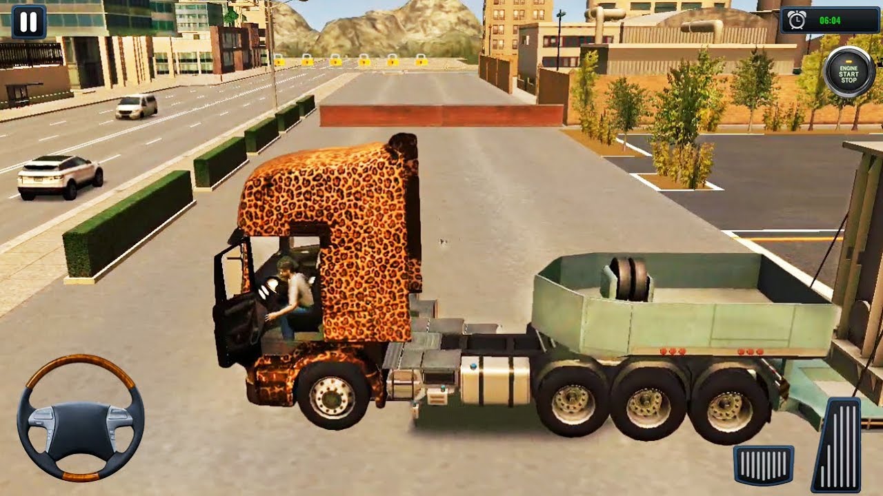 Leopard Skin Euro Truck Driving 2019  - Android Gameplay FHD