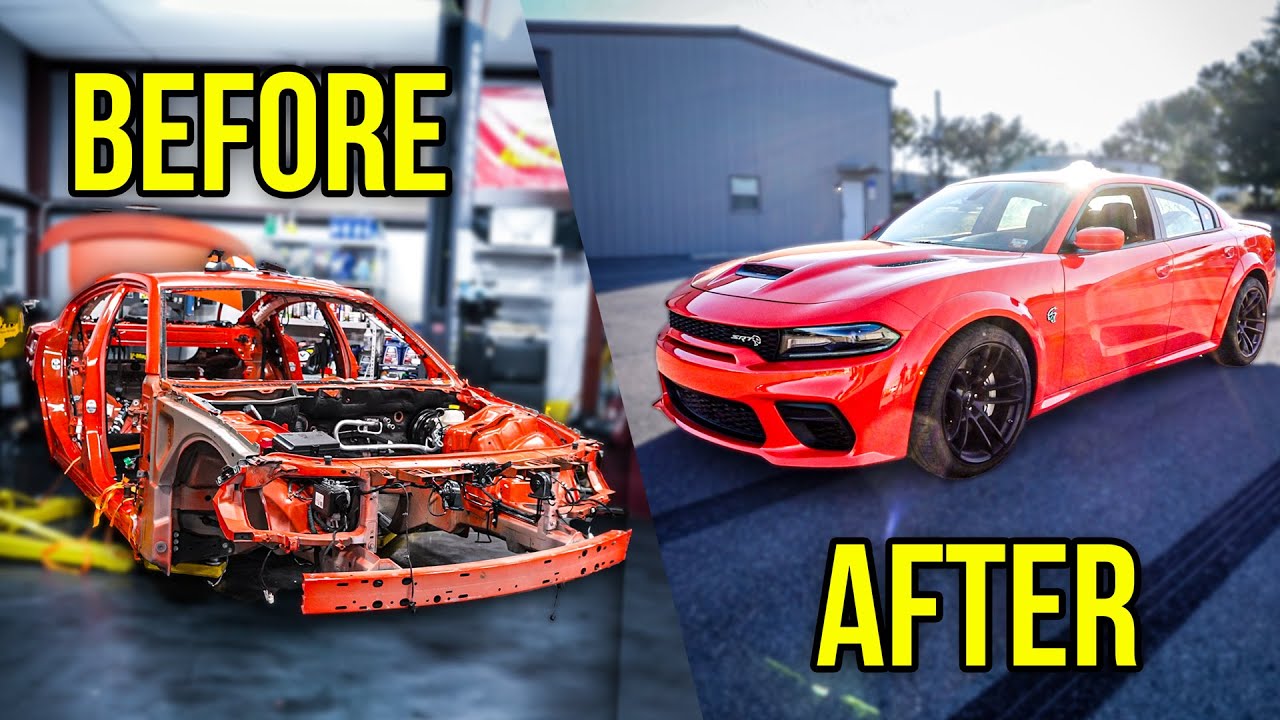 FULL BUILD | Building A $100,000 Charger Hellcat Redeye From A Worthless V6 Rental Car