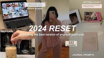2024 RESET | goal setting, vision board, bullet journal, notion template, reflecting on 2023 🎀✨🦋