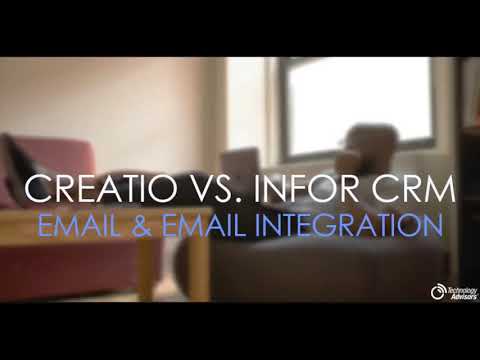 Creatio vs. Infor: Email & Email Integration