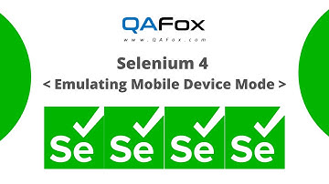 Selenium 4 - Emulating Mobile Device Mode for Responsive Testing using Chrome DevTools Protocol
