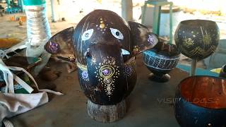 coconut shell craft,coconut shell bowl manufacturer, coconut shell products, coco ducts