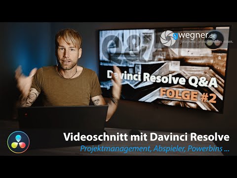 Davinci Resolve - Eure Fragen 2 - Projektmanagement, Videos auf dem TV abspielen, Powerbins