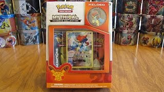 Keldeo Mythical Pokemon Collection Opening