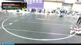 120 Lbs Champ. Round 2 - Brayden Forman, Lafayette Scrappers Wrestling Club Vs Isaiah Jones, Three