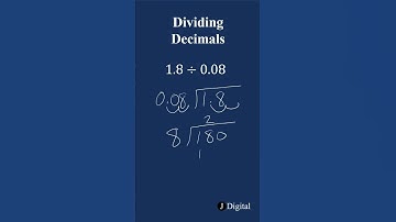 How to Divide Decimal Numbers